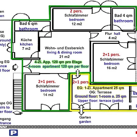 Apartman Rados - 4 Sterne, 3 Fuer Maximal 18 Gaeste *